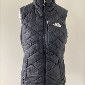 North Face Women's Black Quilted Vest(size XS)